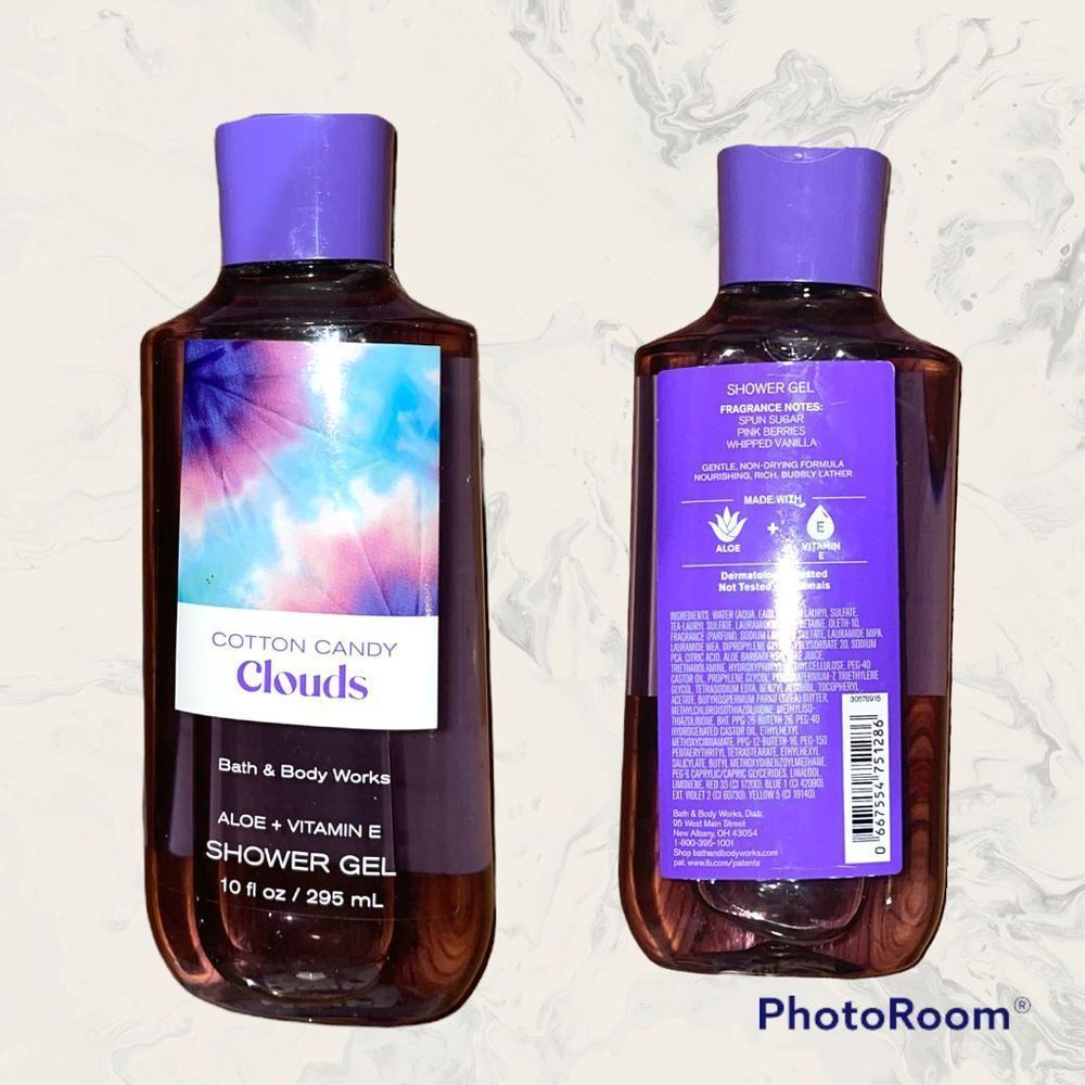 Bath & Body Works Cotton Candy Clouds Shower Gel